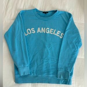 J. Crew Los Angeles Crewneck Sweatshirt in Blue